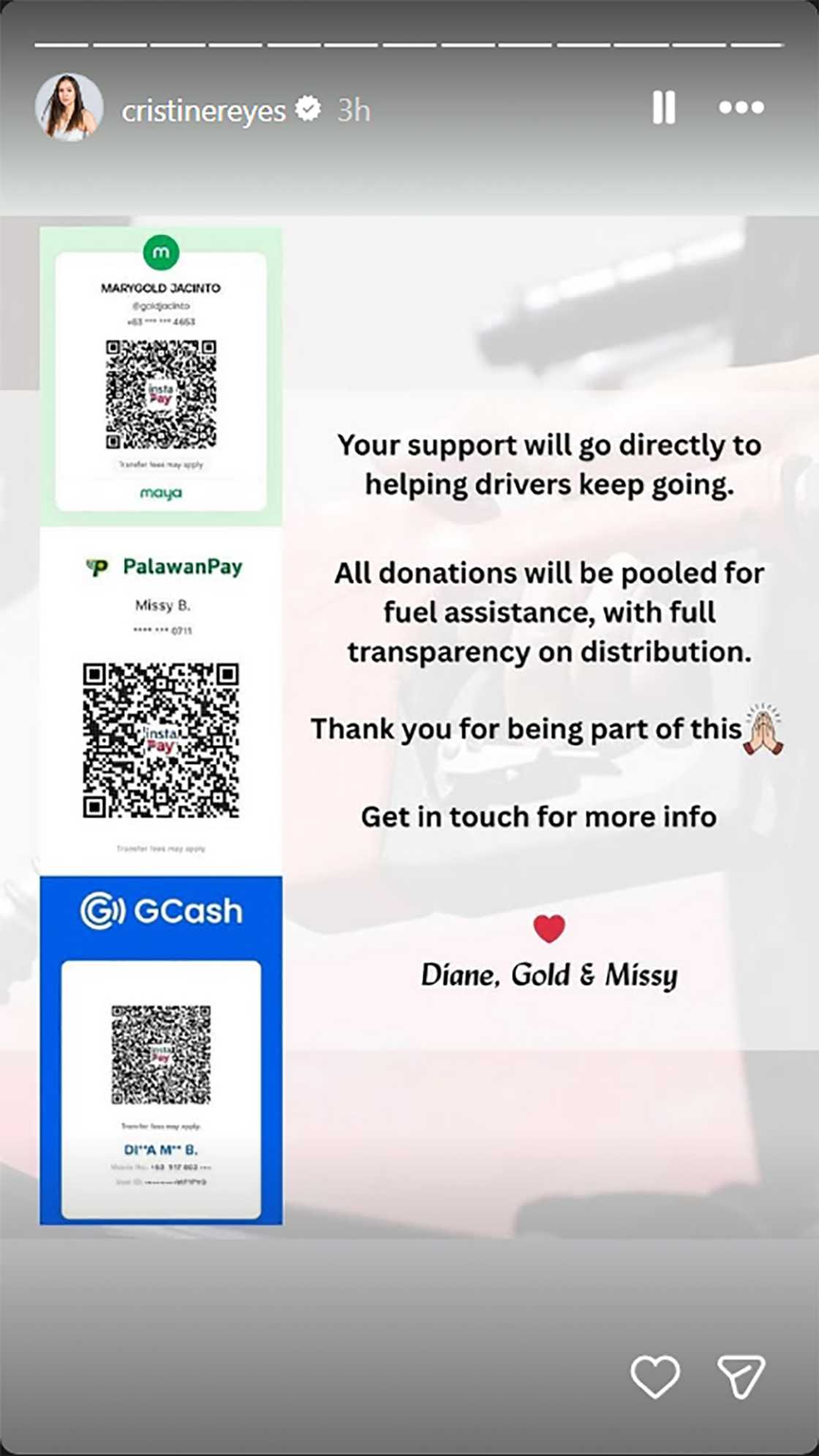 Cristine Reyes, may madamdaming apela para sa mga naghihikaos na jeepney drivers Cristine Reyes, may madamdaming apela para sa mga naghihikaos na jeepney drivers