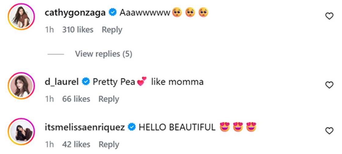 Celebrities, nag-react nang isapubliko ni Bea Borres sa wakas ang mukha ng baby niya