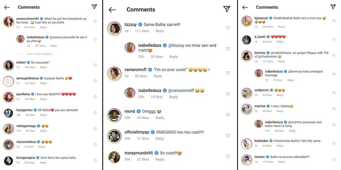 Celebrities react to Isabelle Daza's son saying he's "over COVID" in viral video