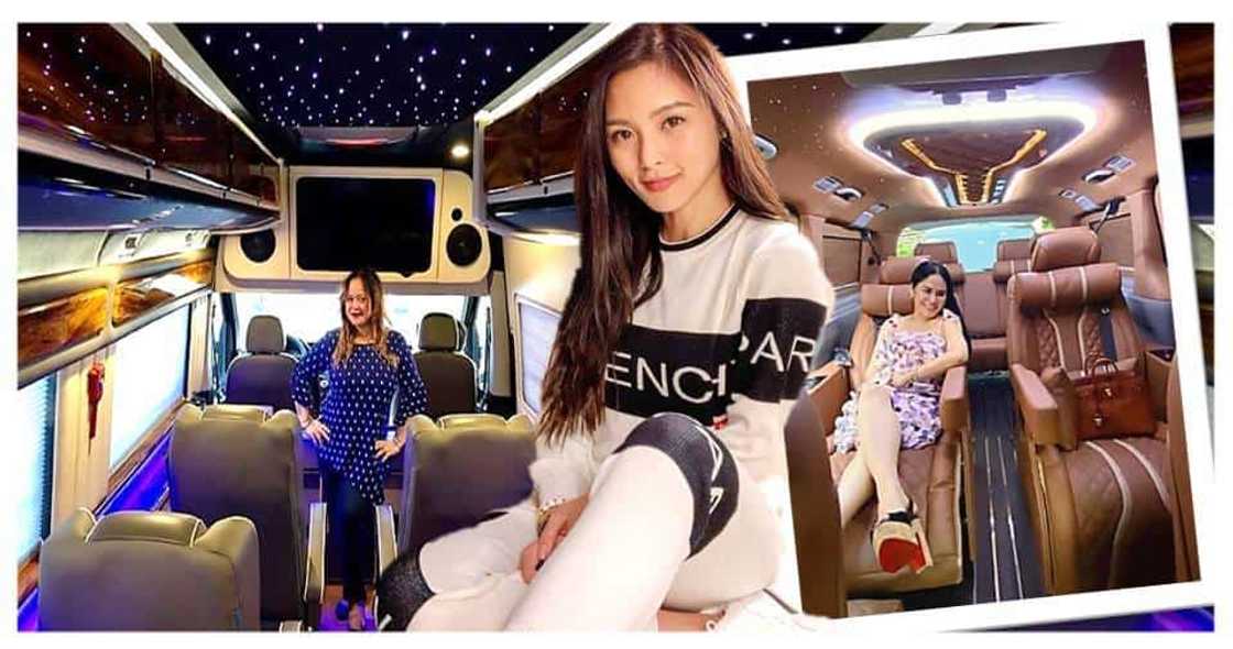 6 Pinay celebrities na nagpasilip sa kanilang magagarbong customized van 6 Pinay celebrities na nagpasilip sa kanilang magagarbong customized van