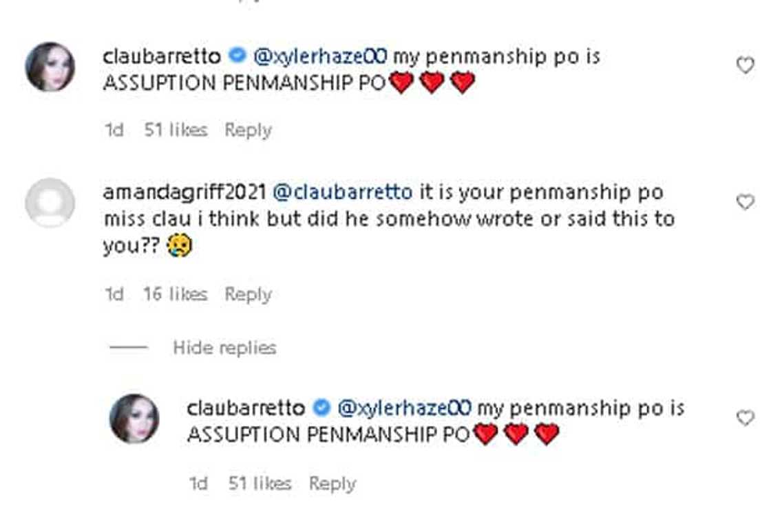 Claudine Barretto, niresbakan ang kumwestyon kung penmanship ni Rico Yan sa love letter Claudine Barretto, niresbakan ang kumwestyon kung penmanship ni Rico Yan sa love letter