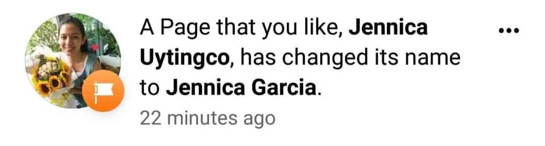 Jennica Garcia, humingi ng tulong para mapalitan ang pangalan sa Instagram Jennica Garcia, humingi ng tulong para mapalitan ang pangalan sa Instagram