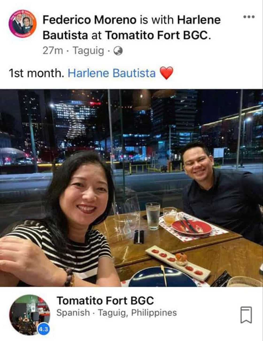 Harlene Bautista celebrates first monthsary with Federico Moreno, son of the late German Moreno Harlene Bautista celebrates first monthsary with Federico Moreno, son of the late German Moreno