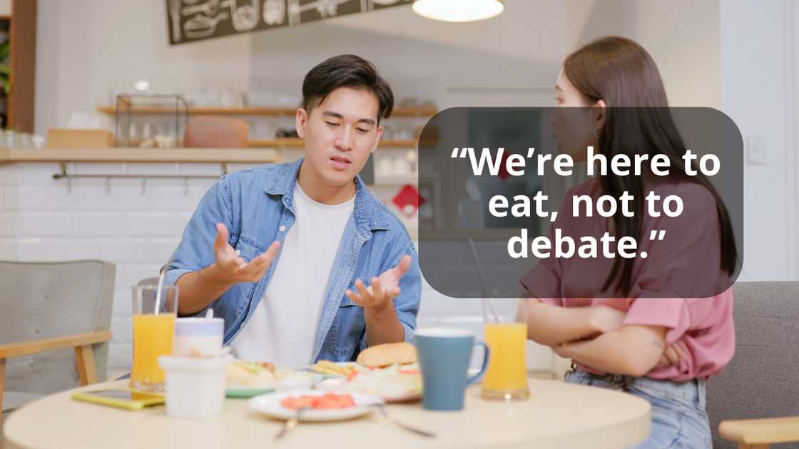 A couple having an intense argument A couple having an intense argument