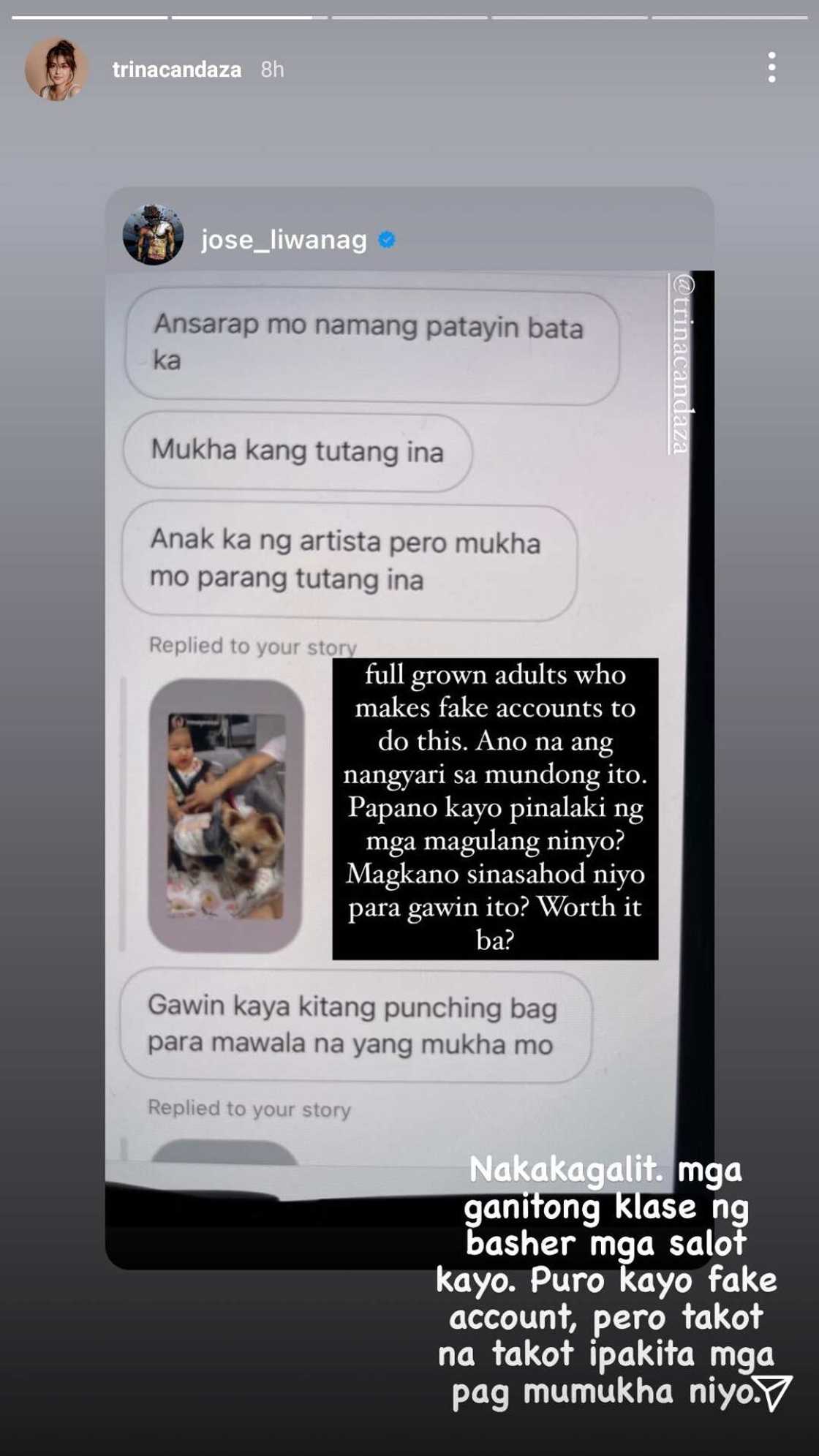 Carlo Aquino’s GF Trina Candaza slams basher’s death threat on baby Enola Mithi Carlo Aquino’s GF Trina Candaza slams basher’s death threat on baby Enola Mithi