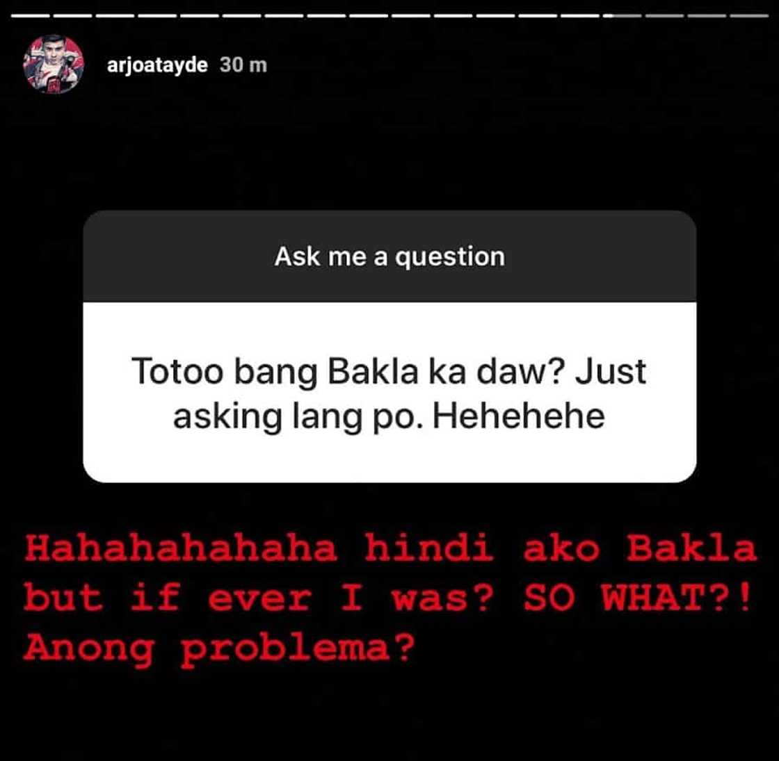 Arjo Atayde bravely answers rumor that he is gay Arjo Atayde bravely answers rumor that he is gay