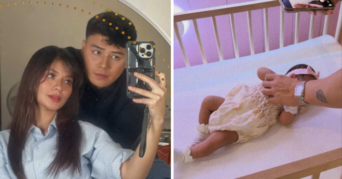 Ronnie Alonte gives new glimpse of daughter with Loisa Andalio on her first month (Photos: @iamandalioloisa, @iamr2alonte) Ronnie Alonte gives new glimpse of daughter with Loisa Andalio on her first month (Photos: @iamandalioloisa, @iamr2alonte)