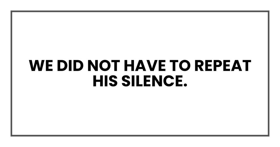Parting with new honesty. Parting with new honesty.