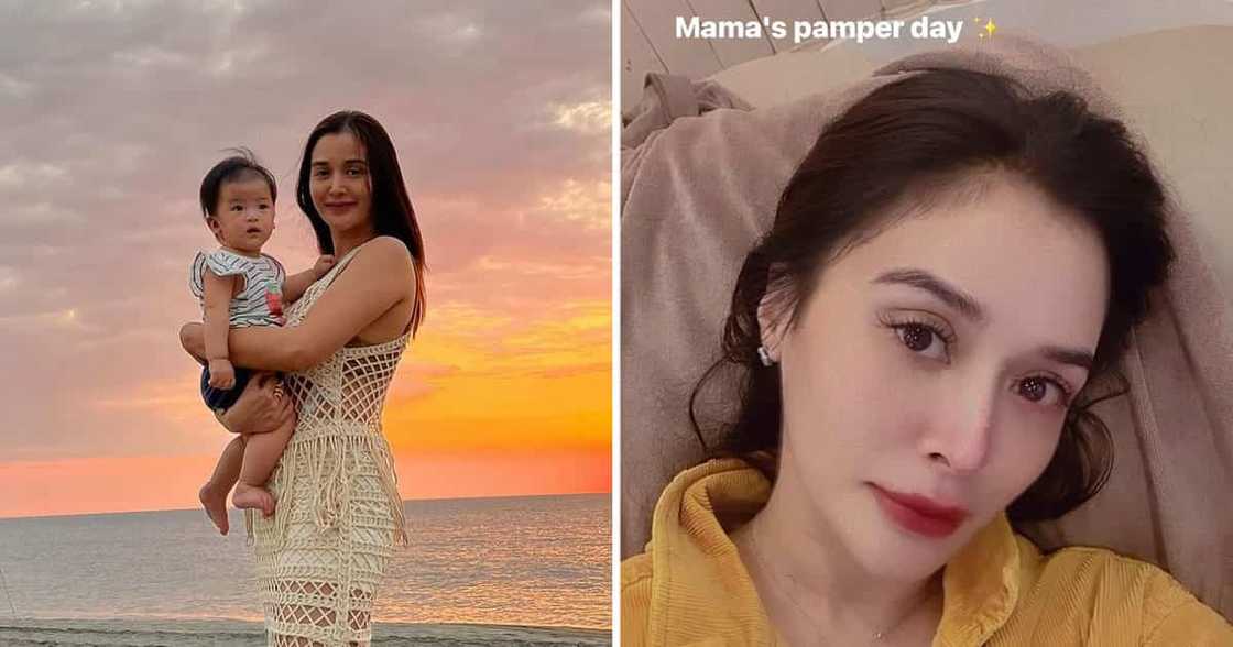 Kris Bernal, ibinandera sa socmed video na tinagurian niyang “Mama’s pamper day”