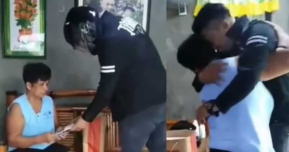 OFW mula sa Japan, nagpanggap na delivery rider para isurpresa ang ina OFW mula sa Japan, nagpanggap na delivery rider para isurpresa ang ina