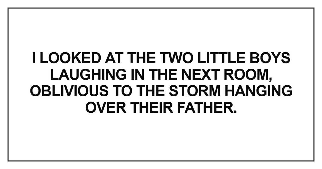 I looked at the two little boys I looked at the two little boys