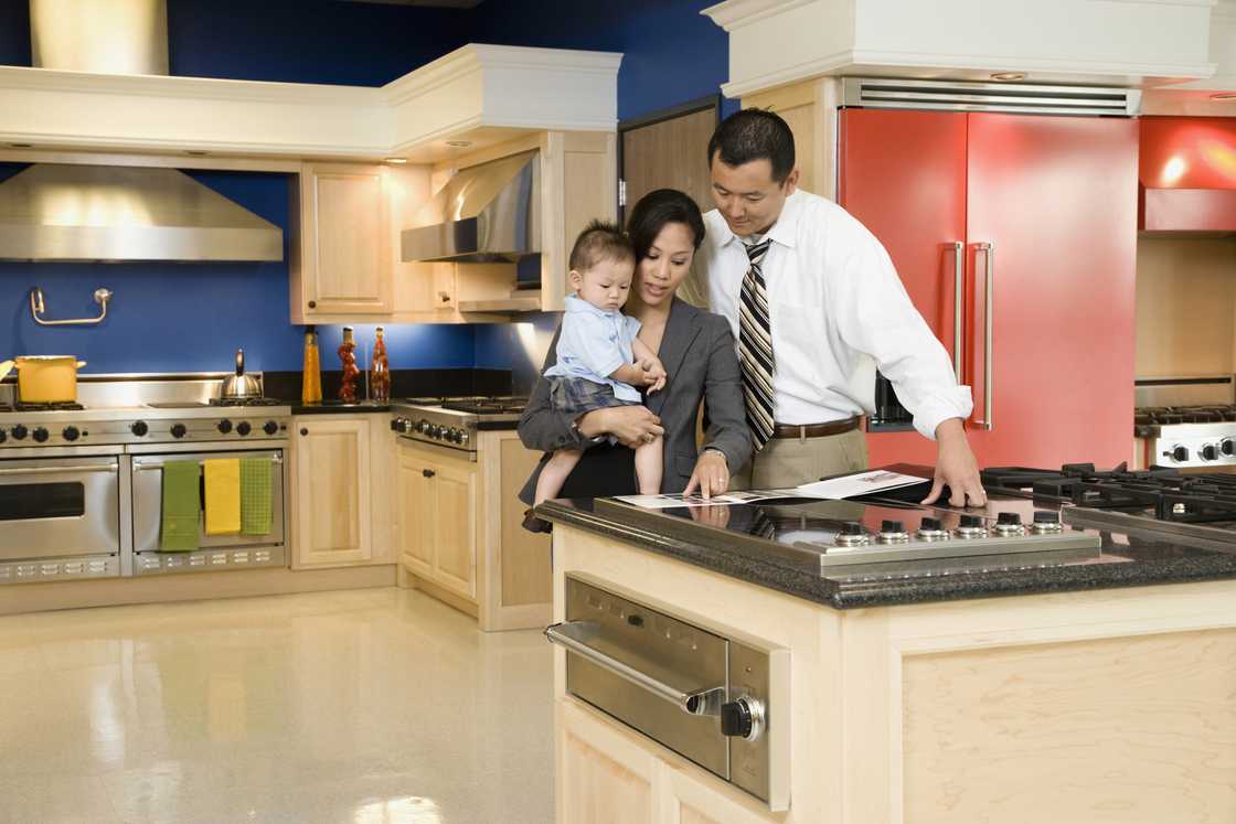 A family of three A family of three