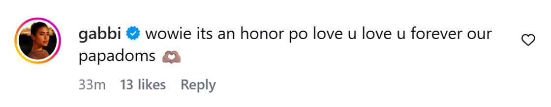 Dominic Roque dedicates sweet birthday post to Gabbi Garcia Dominic Roque dedicates sweet birthday post to Gabbi Garcia
