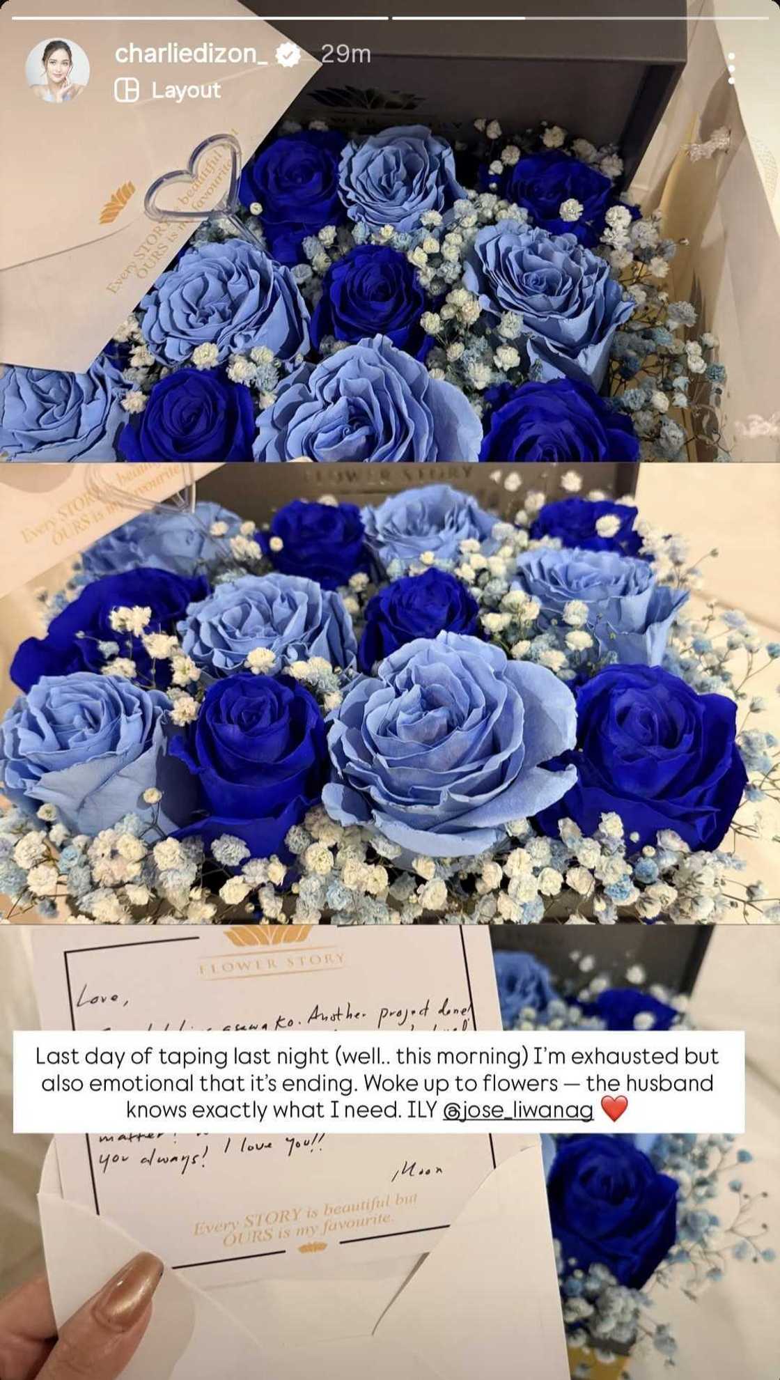 Charlie Dizon shares Carlo Aquino's sweet and thoughtful gesture after her last day of taping