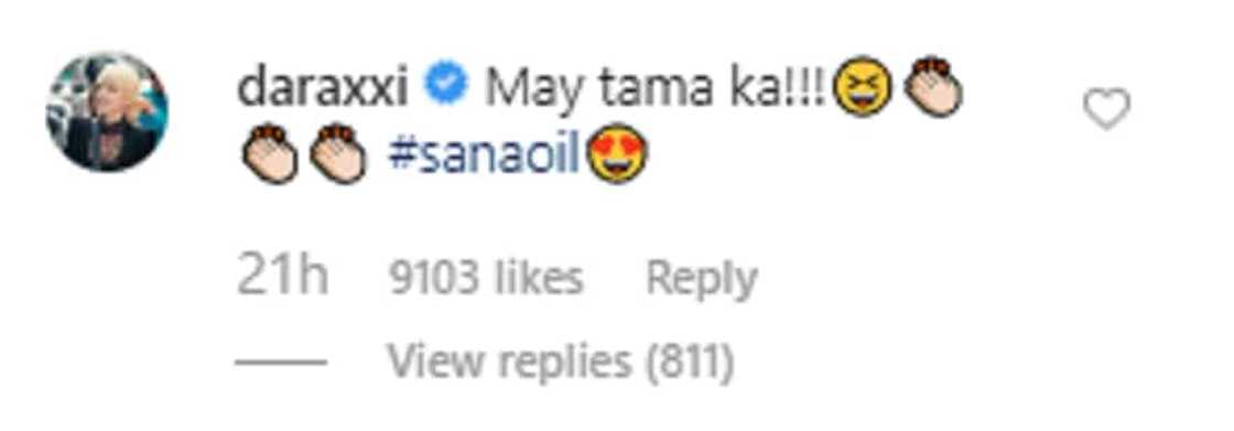 Sandara Park's candid comment on Vice Ganda's post with Ion Perez elicits reactions from netizens Sandara Park's candid comment on Vice Ganda's post with Ion Perez elicits reactions from netizens