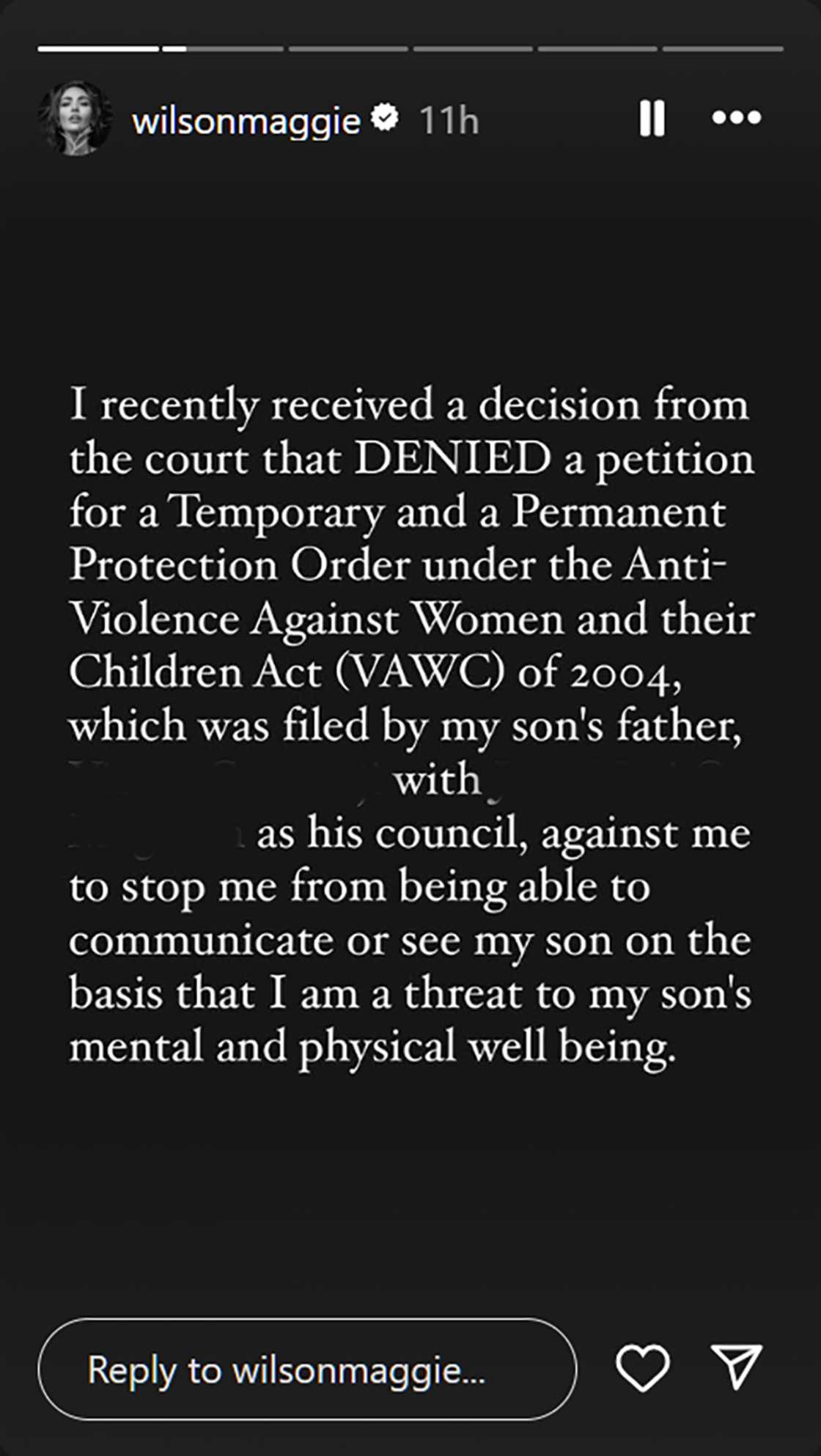Maggie Wilson, nabuhayan ng loob, pag-asa para sa taong ito: “I'm starting 2025 with some good news” Maggie Wilson, nabuhayan ng loob, pag-asa para sa taong ito: “I'm starting 2025 with some good news”
