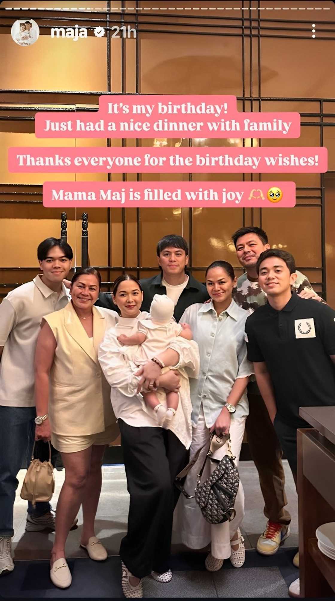 Maja Salvador, ipinasilip ang simpleng birthday celebration niya