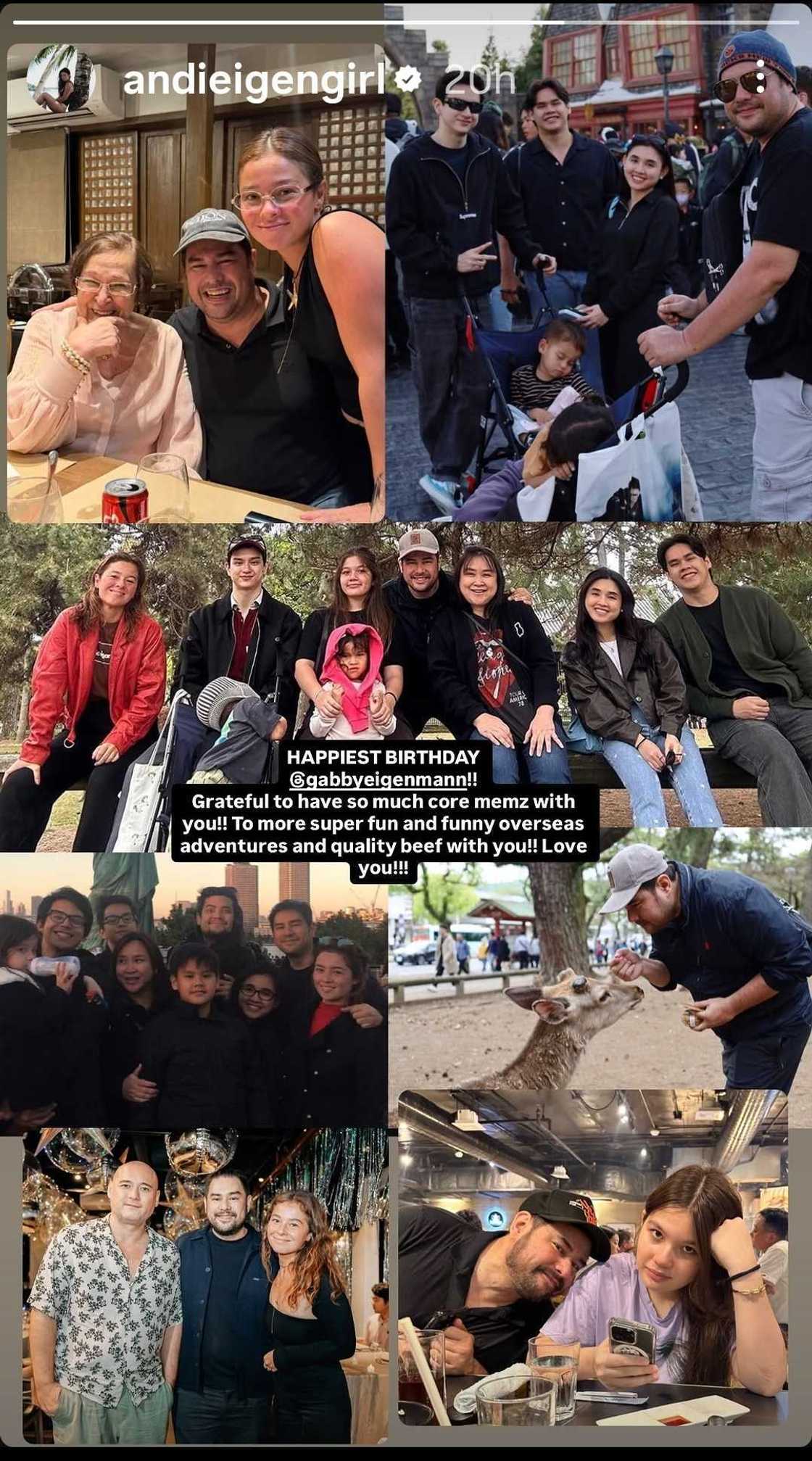 Andi Eigenmann, may mapagmahal at nakakatuwang birthday message para kay Gabby Eigenmann (@andieigengirl)