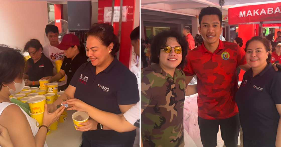 Karla Estrada, tumulong mamigay ng libreng pagkain sa super typhoon Carina victims