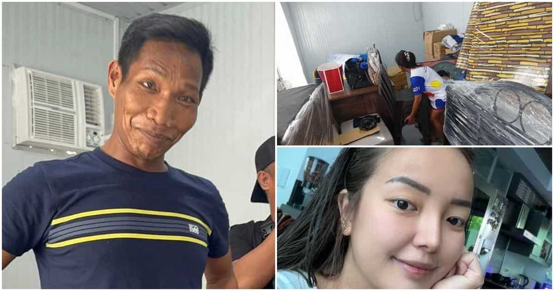 Rosmar Tan, inihatid ang mga gamit para sa bahay na binigay kay Diwata Rosmar Tan, inihatid ang mga gamit para sa bahay na binigay kay Diwata