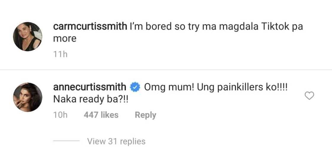 Anne Curtis, nawindang sa TikTok video ng kanyang ina na si Carmen Anne Curtis, nawindang sa TikTok video ng kanyang ina na si Carmen