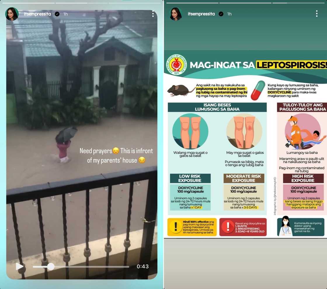 Empress Schuck, humingi ng dasal para sa kanyang mga magulang dahil sa bagyo Empress Schuck, humingi ng dasal para sa kanyang mga magulang dahil sa bagyo