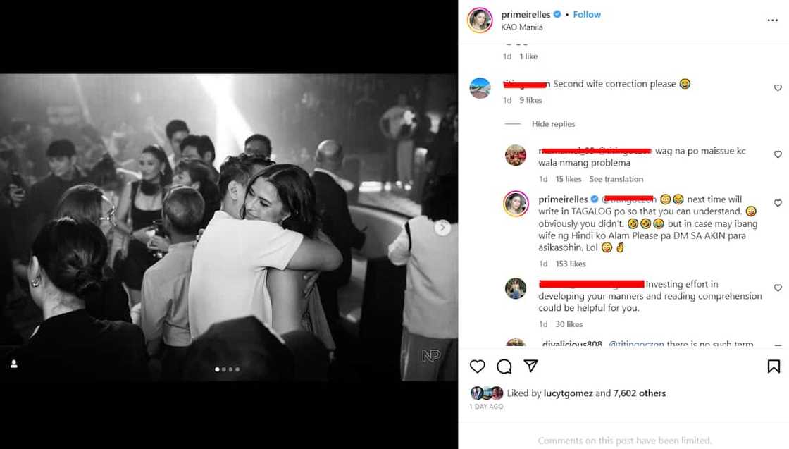 Priscilla Meirelles, inalmahan ang netizen na tinawag siyang 2nd wife