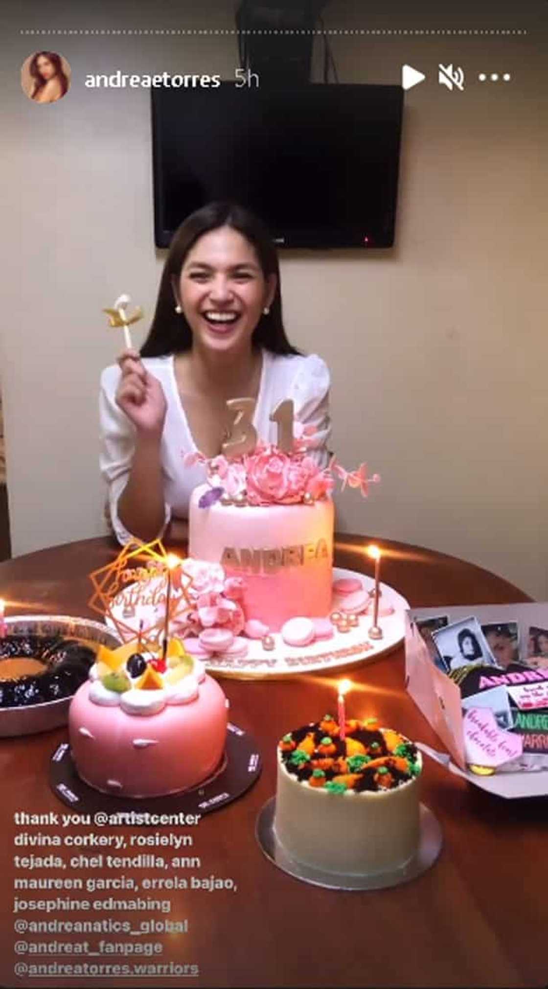 Andrea Torres celebrates 31st birthday: "Most number of prayers answered" Andrea Torres celebrates 31st birthday: "Most number of prayers answered"