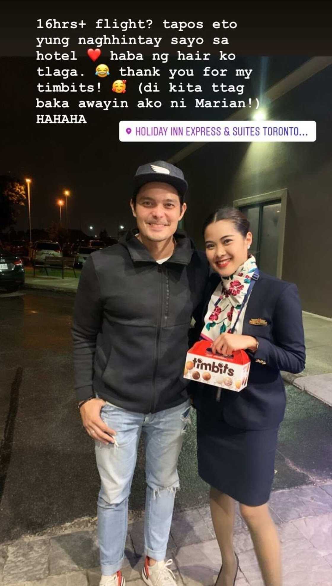 Flight attendant, takot daw kay Marian dahil sa sweet na ginawa sa kanya ni Dingdong Flight attendant, takot daw kay Marian dahil sa sweet na ginawa sa kanya ni Dingdong