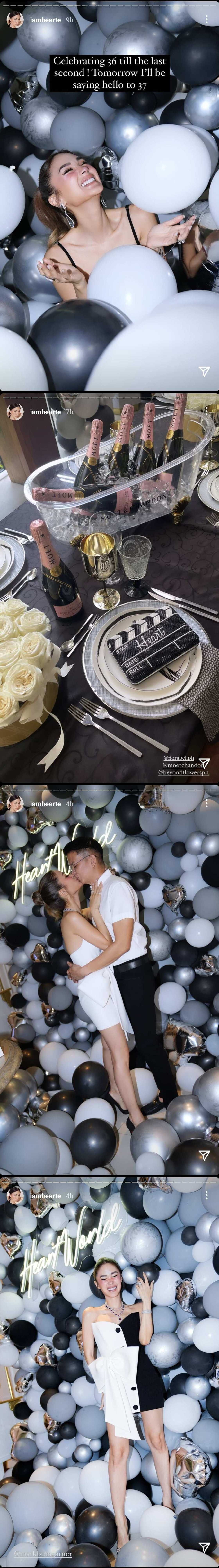 Heart Evangelista shows glimpses of her B&W-themed birthday party Heart Evangelista shows glimpses of her B&W-themed birthday party