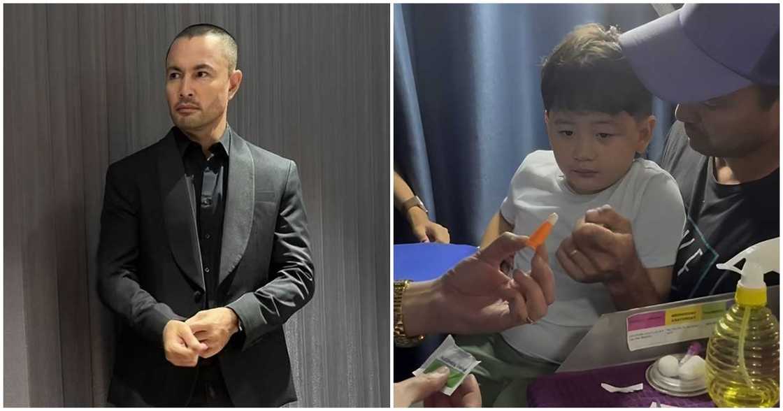 Derek Ramsay, sinagot ang netizen na may napuna sa blood test video ni Elias