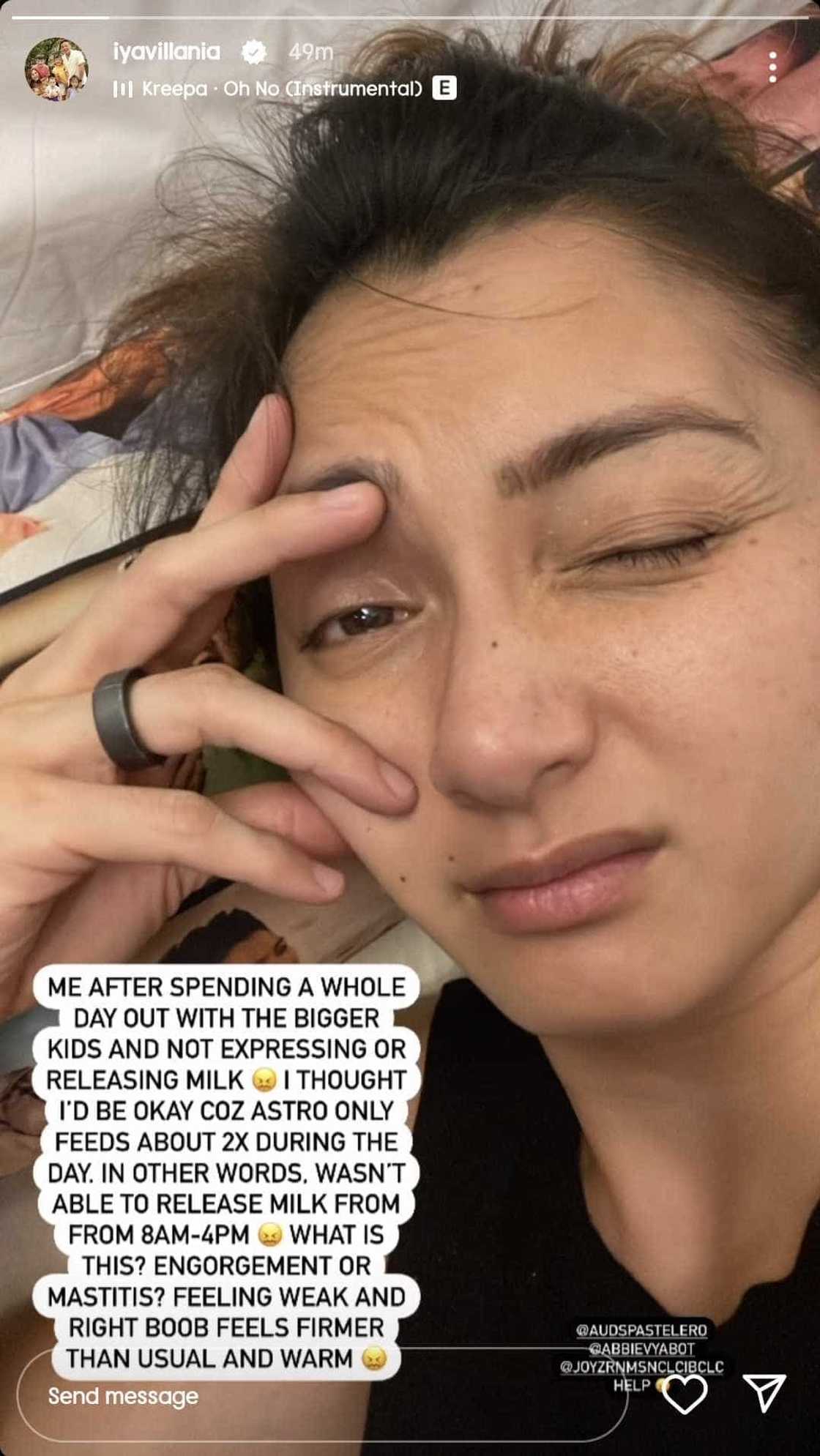 Iya Villania shares health update: "What is this? Engorgement or mastitis?" Iya Villania shares health update: "What is this? Engorgement or mastitis?"