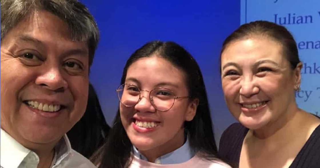 Sen. Kiko Pangilinan, Miel Pangilinan and Sharon Cuneta