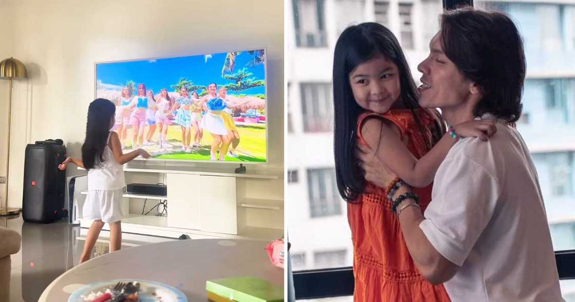 Video ng anak ni Carlo Aquino na sumasayaw ng 'Pantropiko,' kinagiliwan Video ng anak ni Carlo Aquino na sumasayaw ng 'Pantropiko,' kinagiliwan