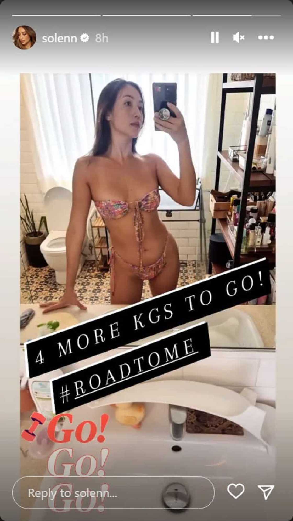 Solenn Heussaff, ibinida na 4 kilos na lang ang kailangan niyang mawala Solenn Heussaff, ibinida na 4 kilos na lang ang kailangan niyang mawala