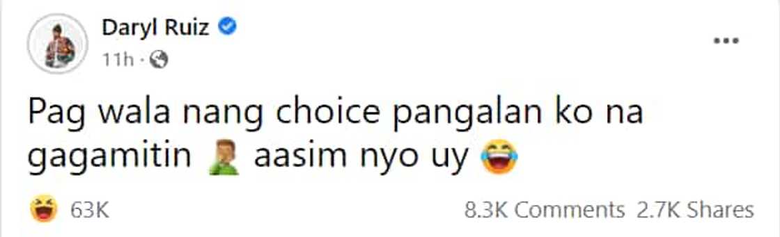 Skusta Clee, nagsalita na; "Pag wala nang choice pangalan ko na gagamitin" Skusta Clee, nagsalita na; "Pag wala nang choice pangalan ko na gagamitin"
