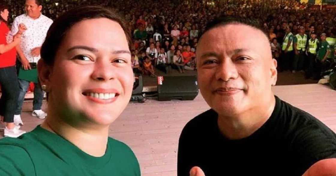 Sara Duterte with Andrew E Sara Duterte with Andrew E