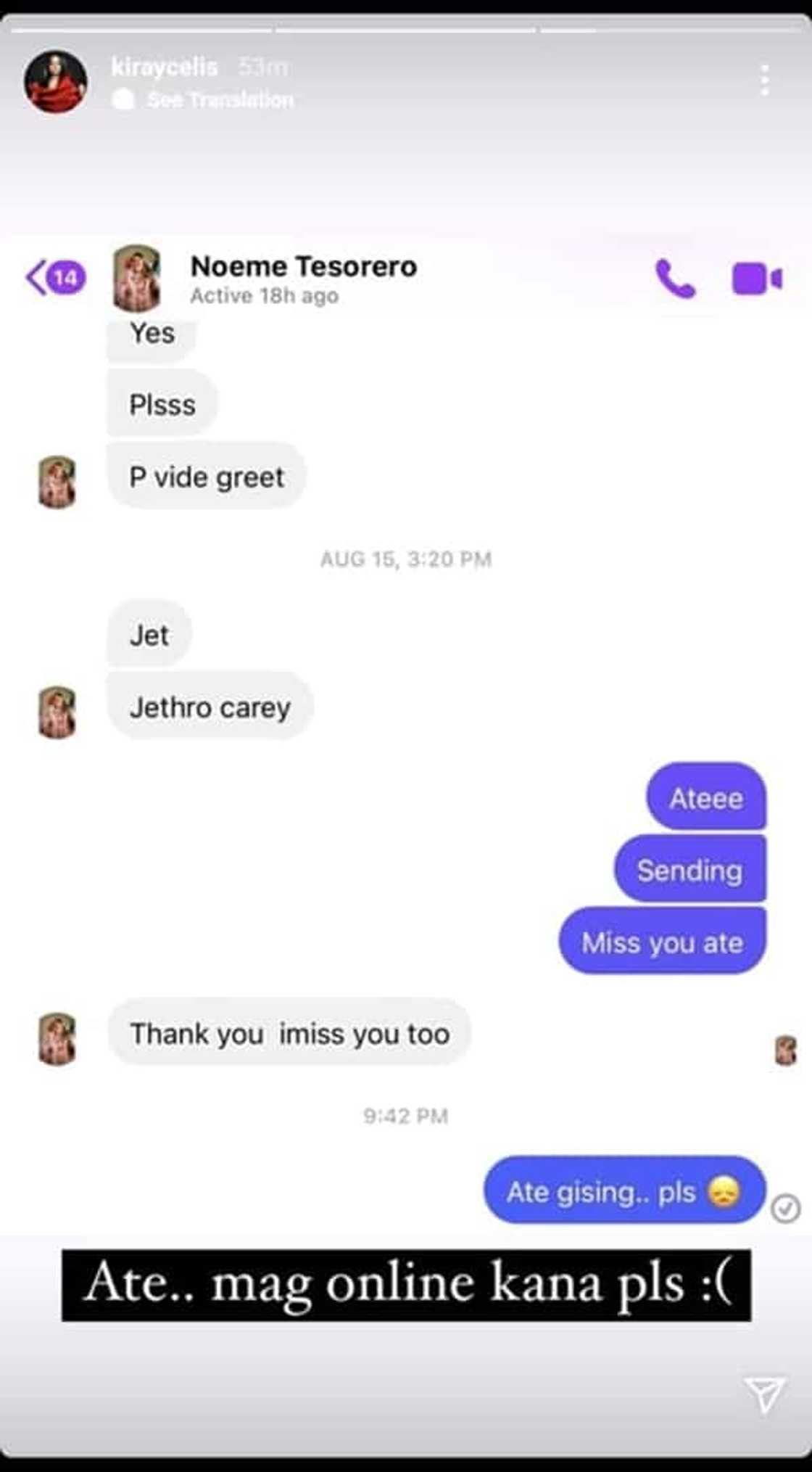 Mensahe ni Kiray Celis tungkol sa pagpanaw ni Mahal, umantig sa mga netizens Mensahe ni Kiray Celis tungkol sa pagpanaw ni Mahal, umantig sa mga netizens