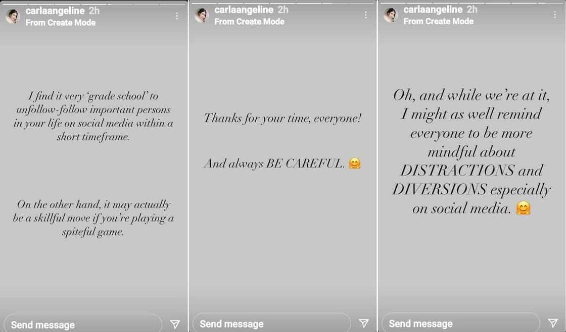 Carla Abellana enlightens netizens about 'remove follower' feature on IG Carla Abellana enlightens netizens about 'remove follower' feature on IG