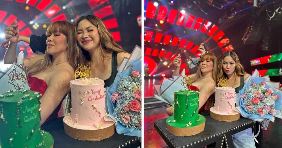 Angeline Quinto, may makulit na birthday greeting kay Yeng Constantino Angeline Quinto, may makulit na birthday greeting kay Yeng Constantino