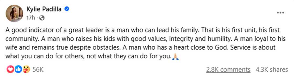 Kylie Padilla on Facebook Kylie Padilla on Facebook