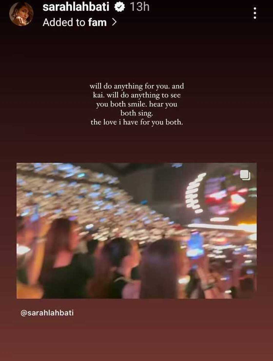 Sarah Lahbati sa mga anak: "Will do anything to make you both smile" Sarah Lahbati sa mga anak: "Will do anything to make you both smile"