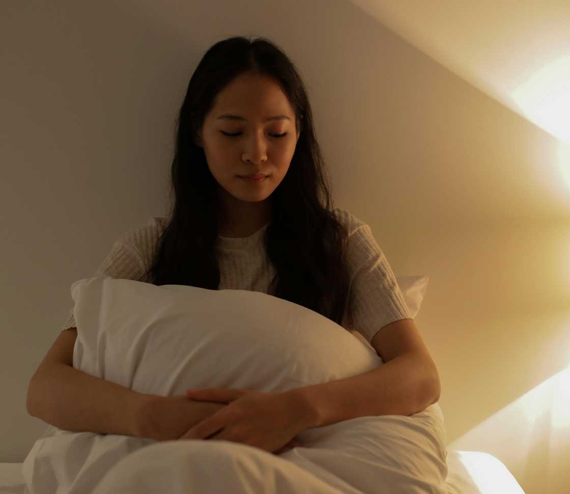 A stressed lady A stressed lady