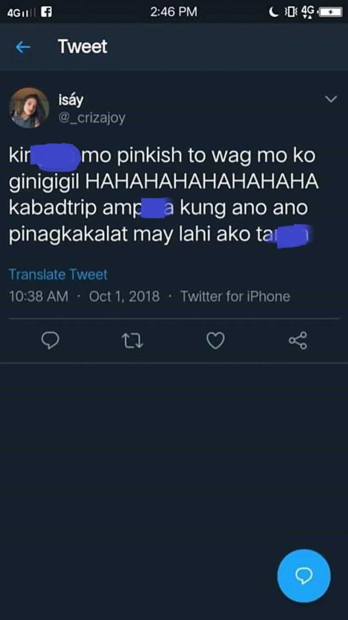 Lasinggera at palamura daw? Alleged controversial tweets of Criza of PBB circulate online Lasinggera at palamura daw? Alleged controversial tweets of Criza of PBB circulate online