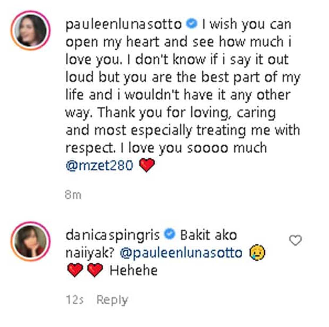 Danica Sotto, naiyak sa post ni Pauleen Luna para sa amang si Vic Sotto: “Bakit ako naiiyak?” Danica Sotto, naiyak sa post ni Pauleen Luna para sa amang si Vic Sotto: “Bakit ako naiiyak?”