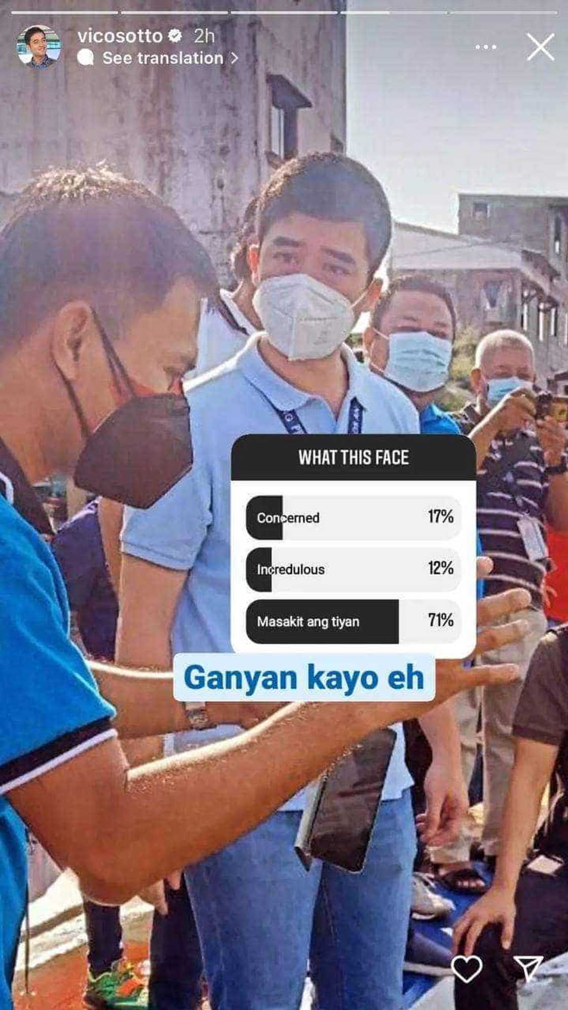 Vico Sotto, nagpa-poll sa social media tungkol sa kanyang reaksyon sa viral photo