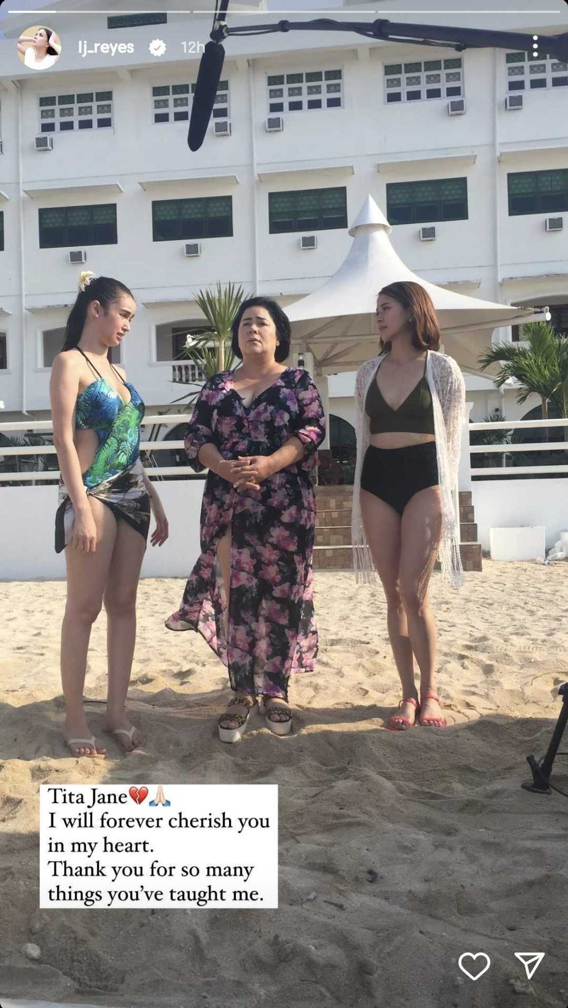 LJ Reyes, pinasalamatan ang yumaong aktres na si Jaclyn Jose