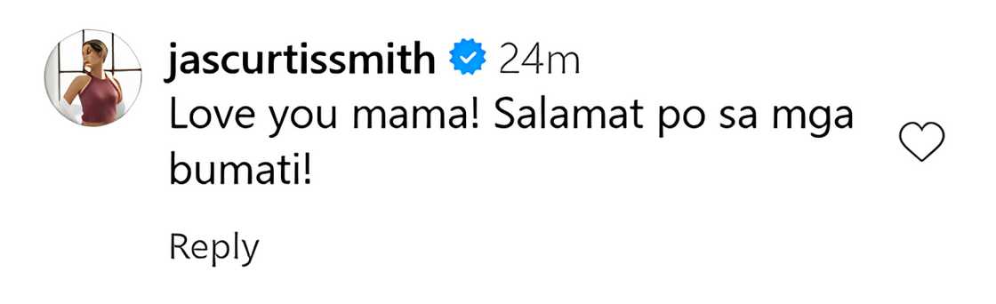Mommy Carmen, may nakakaantig na birthday message para kay Jasmine Curtis-Smith Mommy Carmen, may nakakaantig na birthday message para kay Jasmine Curtis-Smith
