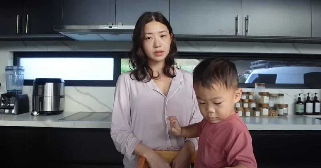 Kryz Uy & Slater Young’s 2-year-old child gets COVID-19 for the 2nd time (Screengrab from Kryz Uy's YouTube channel Kryzzzie) Kryz Uy & Slater Young’s 2-year-old child gets COVID-19 for the 2nd time (Screengrab from Kryz Uy's YouTube channel Kryzzzie)