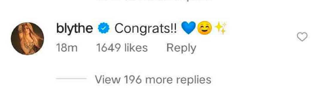 Andrea Brillantes reacts to Seth Fedelin's post about his new show with Francine Diaz: "Congrats"